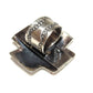 Navajo Vince Platero Concho Cross Adjustable Ring Native 