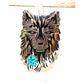 Navajo Wolf Adjustable Ring Richard Singer Sterling Silver