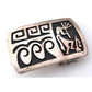 Old Pawn Hopi Sterling Silver Small Belt Buckle WALLIE 