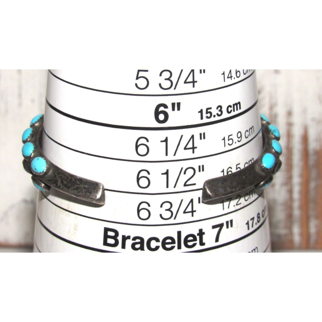 Old Pawn Navajo Carinated Cuff Bracelet Cerrillos Turquoise 