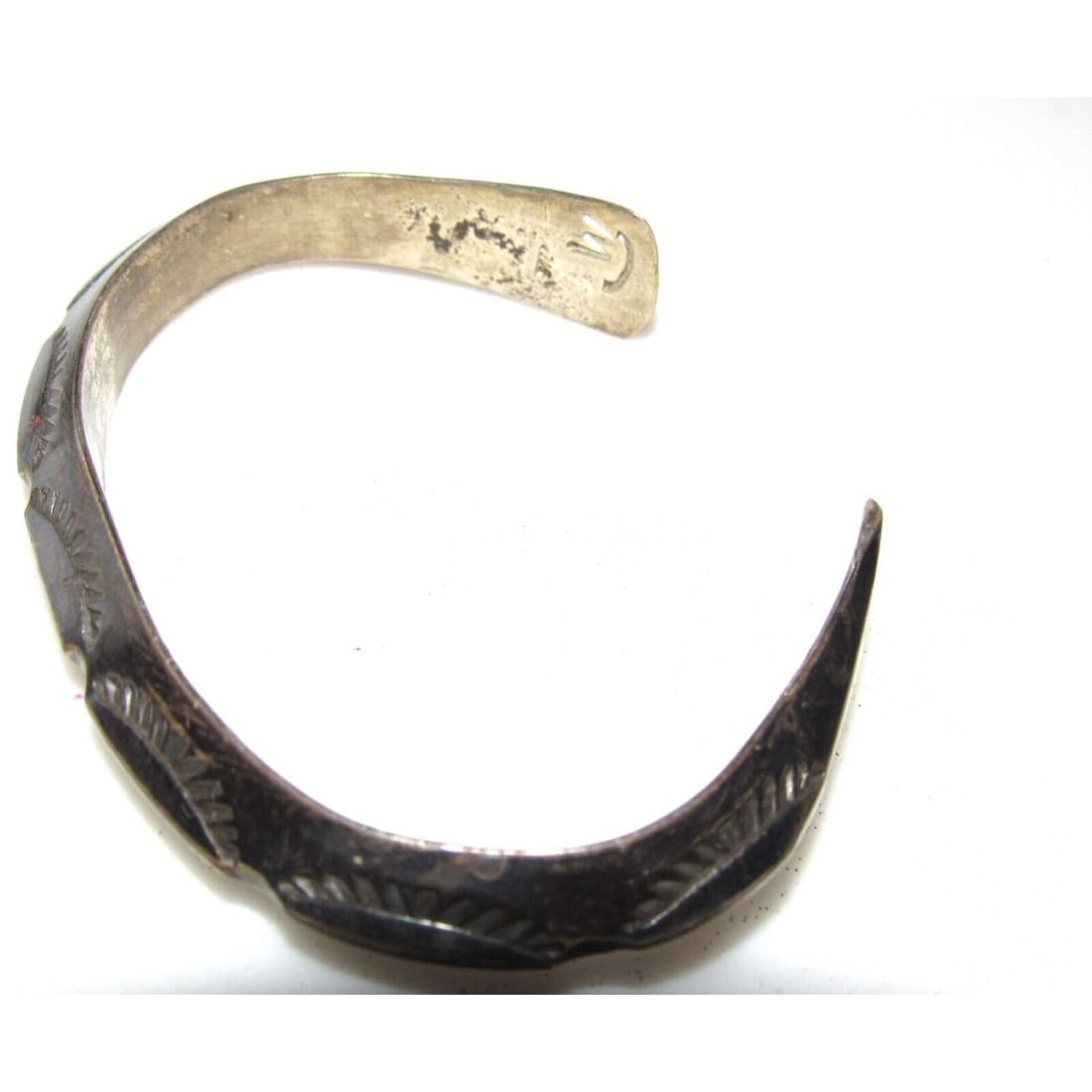 Old Pawn Navajo Carinated Ingot Cuff Bracelet Sterling Silver Native American Native American