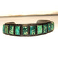 Old Pawn Navajo Cerrillos Turquoise Cuff Bracelet Ingot