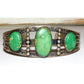 Old Pawn Navajo Cerrillos Turquoise Cuff Bracelet Ingot 