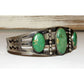 Old Pawn Navajo Cerrillos Turquoise Cuff Bracelet Ingot 
