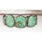 Old Pawn Navajo Cerrillos Turquoise Cuff Bracelet Sterling 