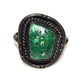 Old Pawn Navajo Cerrillos Turquoise Ring Size 6 Sterling 