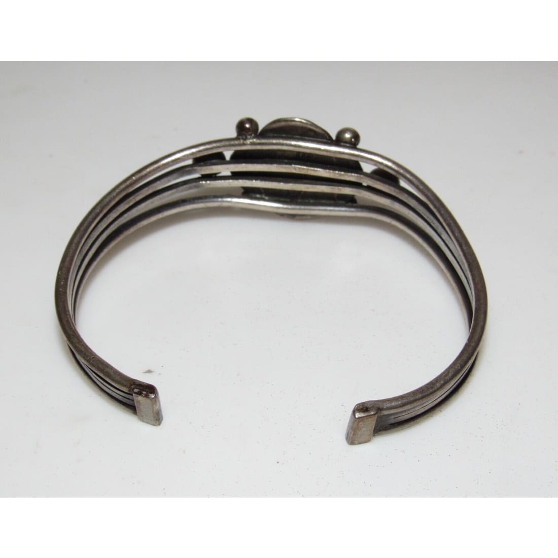 Old Pawn Navajo Cuff Bracelet Bisbee Turquoise Sterling Silver Native American Native American