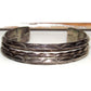 Old Pawn Navajo Double Carinated Ingot Cuff Bracelet 