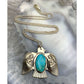 Old Pawn Navajo Ingot Thunderbird Necklace Turquoise