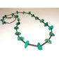 Old Pawn Navajo Kingman Nugget Necklace Liquid Sterling