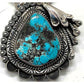 Old Pawn Navajo Necklace Sterling Gem Kingman Turquoise 