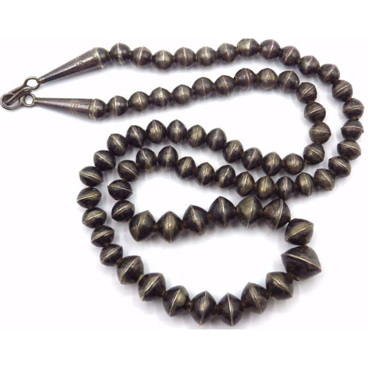 Old Pawn Navajo Pearls Necklace 7-13mm Graduated Beads 