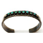 Old Pawn Navajo Snake Eye Turquoise Stacker Cuff Bracelet 