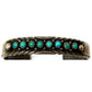 Old Pawn Navajo Snake Eye Turquoise Stacker Cuff Bracelet 
