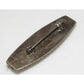 Old Pawn Navajo Turquoise Coral Sterling Silver Brooch - 