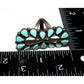 Old Pawn Navajo Turquoise Statement Ring Size 7.5 Sterling 