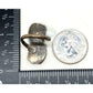 Old Pawn Zuni Dishta Family Ring Size 6.5 Turquoise Sterling