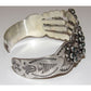 Old Pawn Zuni Snake Eye Turquoise Cuff Bracelet Ingot 
