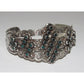 Old Pawn Zuni Snake Eye Turquoise Cuff Bracelet Ingot 