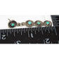 Old Pawn Zuni Snake Eye Turquoise Sterling Silver Dangle