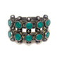 Old Pawn Zuni Snake Eye Turquoise Sterling Silver Ring Size 