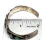 Old Pawn Zuni Turquoise Bracelet Sterling Silver Stacker