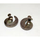 Old Pawn Zuni Turquoise Inlay Cornucopia Rams Horns Screw 