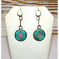 Old Pawn Zuni Turquoise Mother of Pearl Inlay Sterling