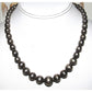Early Pre-Eagle Mexican Sterling Silver Beads Necklace 18"L Taxco Taxco