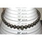Early Pre-Eagle Mexican Sterling Silver Beads Necklace 18"L Taxco Taxco