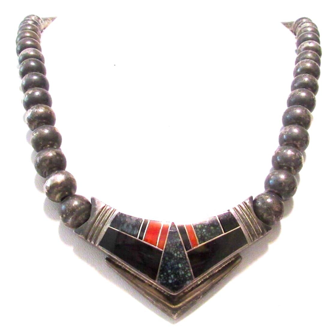 Ray Tracey & Knifewing Segura Lander Turquoise Onyx Coral 