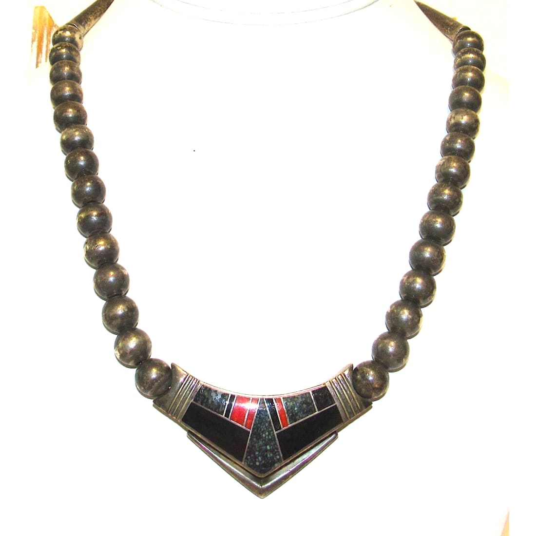 Ray Tracey & Knifewing Segura Lander Turquoise Onyx Coral 