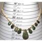 Santo Domingo Heishi Necklace Royston Turquoise Nuggets 