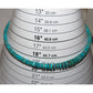 Santo Domingo Kingman Turquoise Heishi Necklace J. Calabaza