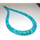 Santo Domingo Kingman Turquoise Heishi Necklace Lupe Lovato