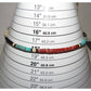 Santo Domingo Rolled Turquoise Shell Coral Heishi Choker