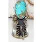 Scorpion Ring Sz 9 Native American Sterling Silver Royston 