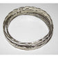 Taxco Bangle Bracelets Mexican Sterling Silver Bangle Set of