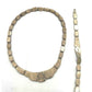 Taxco Mexican 950 Silver Lapis Lazuli Inlay Necklace and 