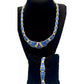 Taxco Mexican 950 Silver Lapis Lazuli Inlay Necklace and 