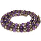Taxco Mexico Necklace Amethyst Sterling Silver Beads 
