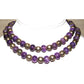 Taxco Mexico Necklace Amethyst Sterling Silver Beads 