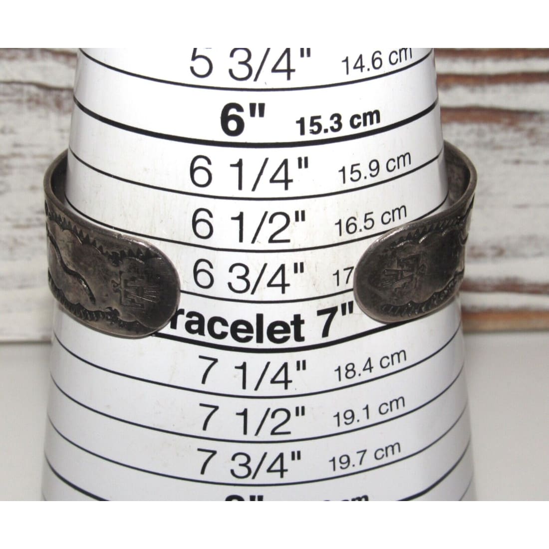 Early Old Pawn Navajo Ingot Cuff Bracelet Hand Stamped Arrows Rare Crica 1900 Native American