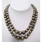 Vintage Mexican Sterling Silver Beads Double Strand Necklace