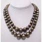 Vintage Mexican Sterling Silver Beads Double Strand Necklace