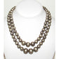 Vintage Mexican Sterling Silver Beads Double Strand Necklace