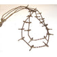 Vintage Zuni Bird Fetish Necklace Sterling Silver Native 