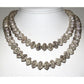 VTG 10mm Navajo Pearls Necklace Sterling Silver Stamped 