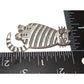 VTG 925 Mexican Cat Brooch Pin Sterling Silver - Jewelry & 