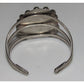 VTG Huge Navajo Sterling Kingman Turquoise Statement Cuff 